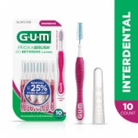 GUM® Proxabrush® Go-Betweens® Moderate Cleaners Perspective: Main