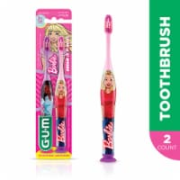 GUM Barbie Ultra Soft Toothbrushes