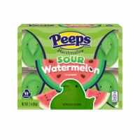 Peeps® Sour Watermelon Flavored Marshmallow Chicks Easter Candy Perspective: Main