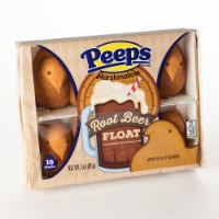 Peeps Root Beer Float Flavored Marshmallow Chicks 10 Count Perspective: Main