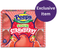 PEEPS® Sour Strawberry Flavored Marshmallows Perspective: Main