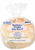 Sophia's White Pocket Pita Bread Perspective: Main