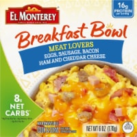 El Monterey® Meat Lovers' Breakfast Bowl Frozen Meal Perspective: Main
