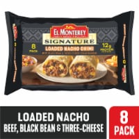 El Monterey® Signature Loaded Nacho, Beef, Black Bean and Three-Cheese  Chimichangas 10 ct Pack, Appetizers & Snacks