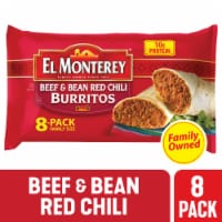 El Monterey® Beef and Bean Red Chili Burritos Family Pack Frozen