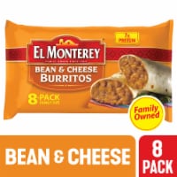 El Monterey Beef, Bean & Cheese Flavor Chimichangas, 30.4 oz, 8 Count  (Frozen) 