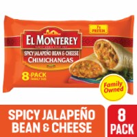 El Monterey® Spicy Jalapeno Bean & Cheese Chimichangas Family Size