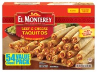 El Monterey® Beef & Cheese Flour Taquitos Value Pack Perspective: Main