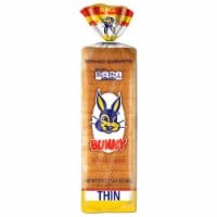 Bunny Bread Thin Sliced, Enriched Sliced White Bread, 20 oz Loaf Perspective: Main