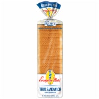 Evangeline Maid Thin Sandwich Bread Enriched Sliced White Bread Perspective: Main