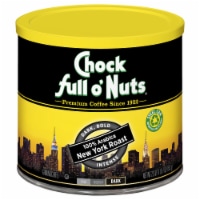 Chock Full o'Nuts® New York Dark Roast Ground Coffee Can Perspective: Main