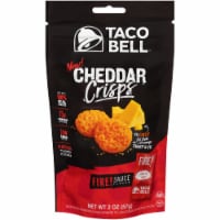 Taco Bell Fire! Sauce Flavor Cheddar Crisps Perspective: Main