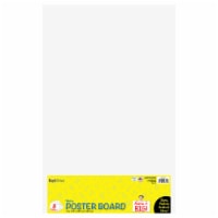 Royal Brites White Poster Board, 22x28, 100 per Pack