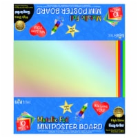 Royal Brites® Assorted Mini Foil Poster Board - Metallic
