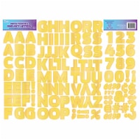 Royal Brites® Foil Holographic Repositional Project Letter Stickers - Gold