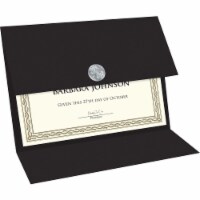 Geographics Trifold Traditional Cerftificates Black 47838