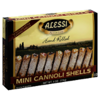 Alessi® Hand Rolled Mini Cannoli Shells Perspective: Main