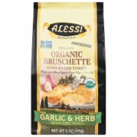 Alessi® Organic Italian Garlic & Herb Bruschette Oven Baked Toasts Perspective: Main