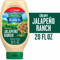 Hidden Valley Creamy Jalapeño Ranch Condiment and Dressing, Bottle Perspective: Main