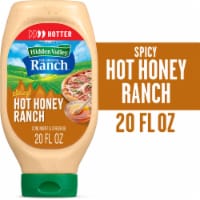 Hidden Valley Spicy Hot Honey Ranch Dressing Salad Dressing for Quick Meals Perspective: Main