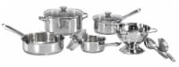 T-fal Cook & Strain Stainless Steel Cookware Set Perspective: Main