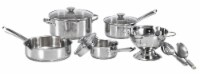 T-fal Cook & Strain Stainless Steel Cookware Set Perspective: Main