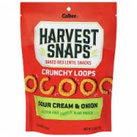 Harvest Snaps® Red Lentil Crunchy Loops Sour Cream & Onion
