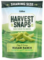 Harvest Snaps Wasabi Ranch Green Pea Snack Crisps Perspective: Main