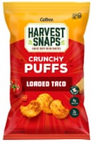 Calbee® Harvest Snaps® Loaded Taco Crunchy Puff Crisps Perspective: Main
