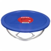 Pyrex Smart Essentials Glass Mixing Bowl - Clear/Blue