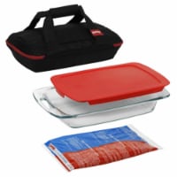 Pyrex Portable Bakeware Set, 4 Piece