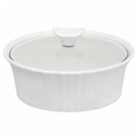 Corningware 1.5 QT French White III Round Casserole Dish - Pack Of 2