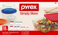 Pyrex® Simply Store™ Glass Storage Set, 18 pc - Smith's Food Pyrex® Simply Store™ Glass Storage Set, 18 pc - Smith's Food