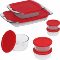 Pyrex® Covered Glass Storage Set, 10 pc - Kroger