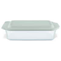 Pyrex Deep Dish Baking Pan with Lid - Sage Perspective: Main