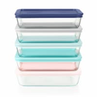 Pyrex SS 10pc 3cup Meal Plan St MassGroc Perspective: Main
