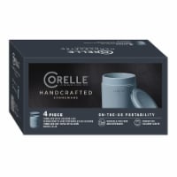 Corelle® Stoneware Tumbler with Silicone Lid - Blue Perspective: Main
