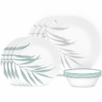 Corelle® Solar Print 12 Piece Dinnerware Set Perspective: Main