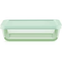 Pyrex Simply Store Collection Rectangle Green Glass Storage Containers Perspective: Main