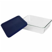World Kitchen Storage Plus Rectangle Glass Dish With Plastic Cover Perspective: Main