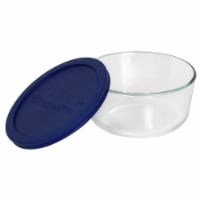 Pyrex® Covered Storage Dish - Blue/Clear Perspective: Main