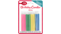 Betty Crocker Pencil Birthday Candles