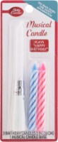 Betty Crocker Happy Birthday Musical Candle Set - Multicolor