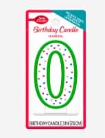 Betty Crocker™ Numeral Candle #0 Perspective: Main