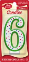 Betty Crocker™ Number Six Birthday Candle Perspective: Main