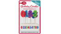 Betty Crocker™ Cupcake Numeral Birthday Candles Perspective: Main