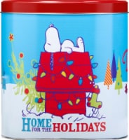Popcorn Snoopy Christmas Popcorn Tin Perspective: Main