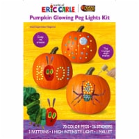 Pumpkin Masters® Halloween Pumpkin Glowing Peg Lights Kit Perspective: Main