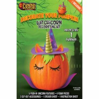 Pumpkin Masters Witchicorn Halloween Decorating Kit Perspective: Main