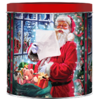 GiftPop Santa's List Assorted Popcorn Tin Perspective: Main